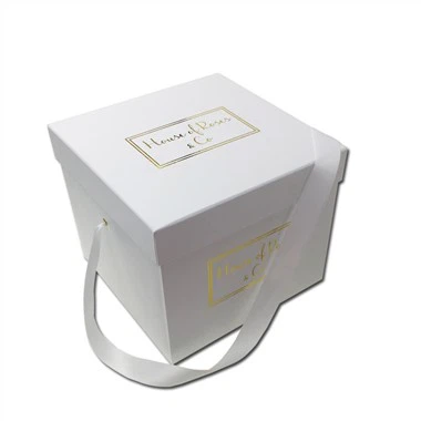 Papye flè bwat kado